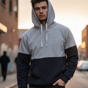 Campus Sutra Men’s XL Colorblock Hoodie